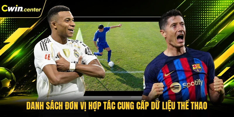 Danh sách đơn vị hợp tác cung cấp dữ liệu thể thao